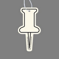 Paper Air Freshener Tag - Push Pin